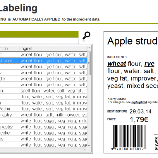 Nařízení EU o značení alergenů na etiketách potravin? Máme řešení!