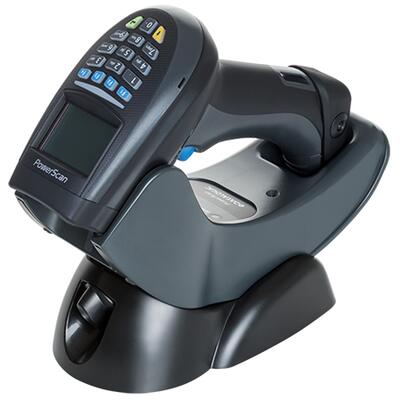 PowerScan PM9500-RT je bezdrátová čtečka kódů vybavená systémem STAR Cordless System™ s vysokorychlostní radiovou komunikací 433 nebo 910 MHz.