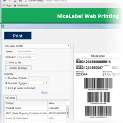 Software NiceLabel Label Management System