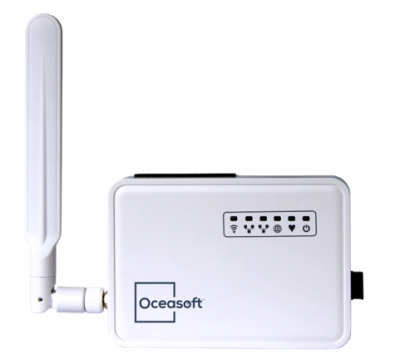 Bluetooth brána OCEABridge® poskytuje rychlý a snadný způsob sběru naměřených hodnot uložených teplotními senzory při monitorování produktů citlivých na teplotu.