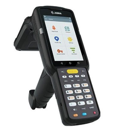 Mobilní terminál Zebra MC3330xR s ergonomickým designem umožňuje rychlé a přesné čtení RFID štítků i čárových kódů.