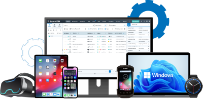 Sure MDM od společnosti 42Gears je intuitivní a výkonné MDM (Mobile Device Management) řešení, pomocí nějž mohou IT týmy zabezpečit, monitorovat a spravovat veškerá mobilní zařízení.