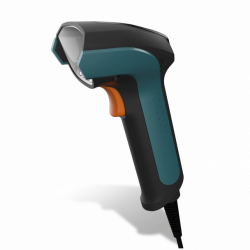 Newland NVH220 Lophius Corded je průmyslová drátová čtečka čárových a 2D kódů s pohodlným ergonomickým designem, dvoujádrovým procesorem a funkcí umělé inteligence.
