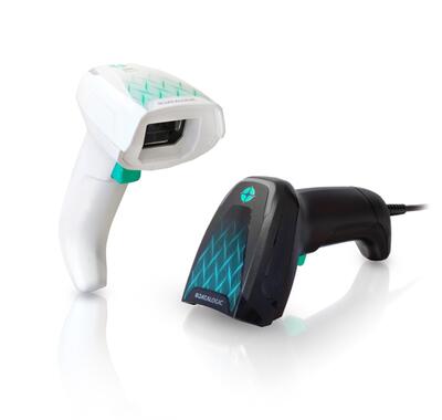 Prémiový ruční snímač čárových a 2D kódů Datalogic Gryphon 4600 Series v kabelové nebo bezdrátové variantě.